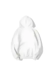 Pure White Carbon Soft Fleece Oversize Hoodie