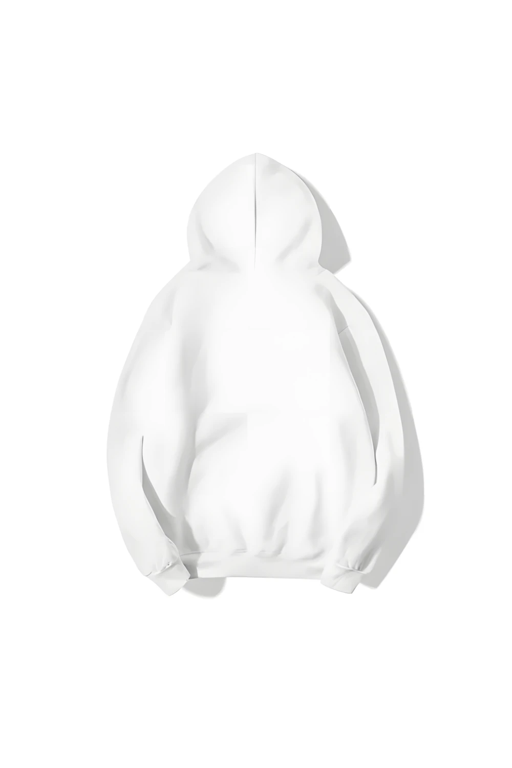 Pure White Carbon Soft Fleece Oversize Hoodie