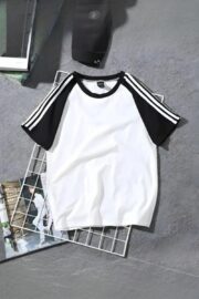 Shoulder Stripe Raglan Oversize T-Shirt